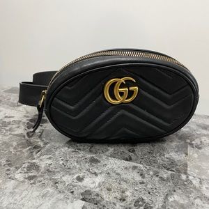FINAL PRICE Gucci marmont matelasse belt bag mini